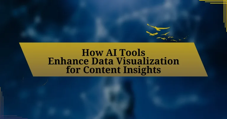 How AI Tools Enhance Data Visualization for Content Insights