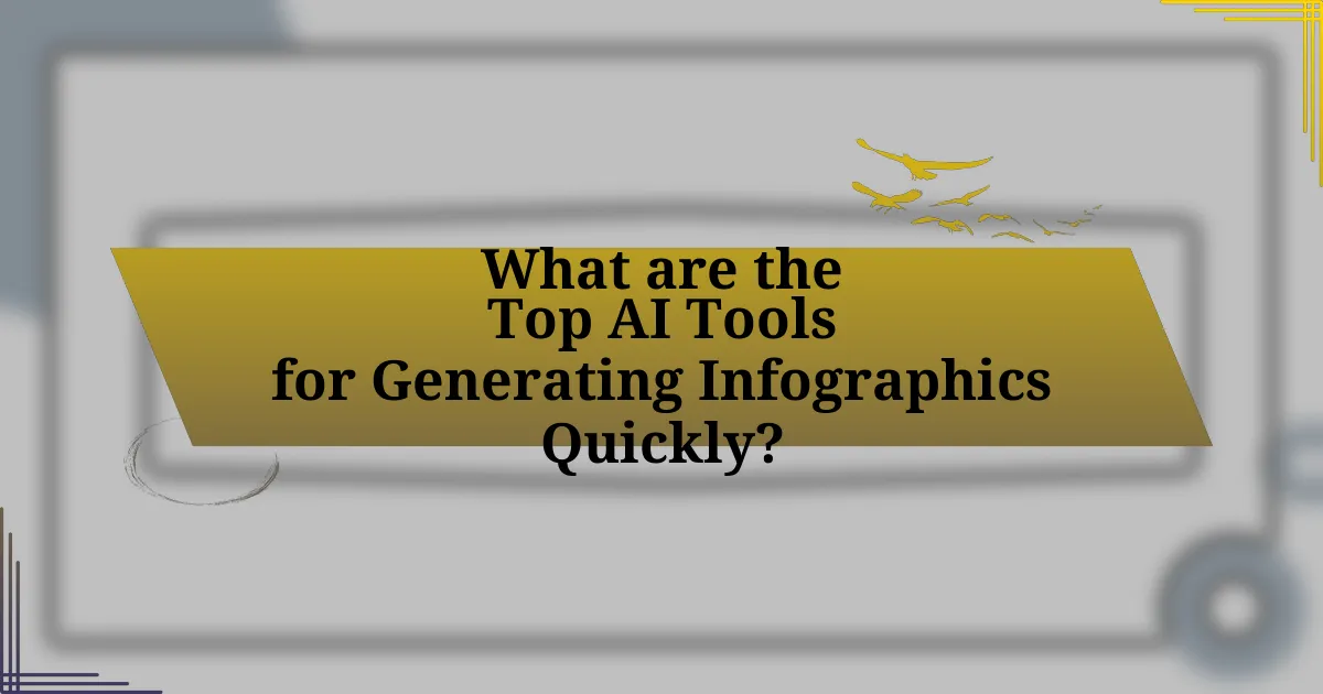 What are the Top AI Tools for Generating Infographics Quickly?